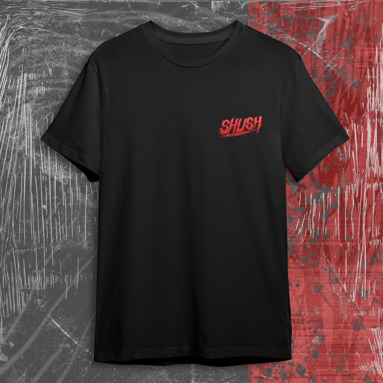 SHUSH: PURGATOR DRIP T-SHIRT