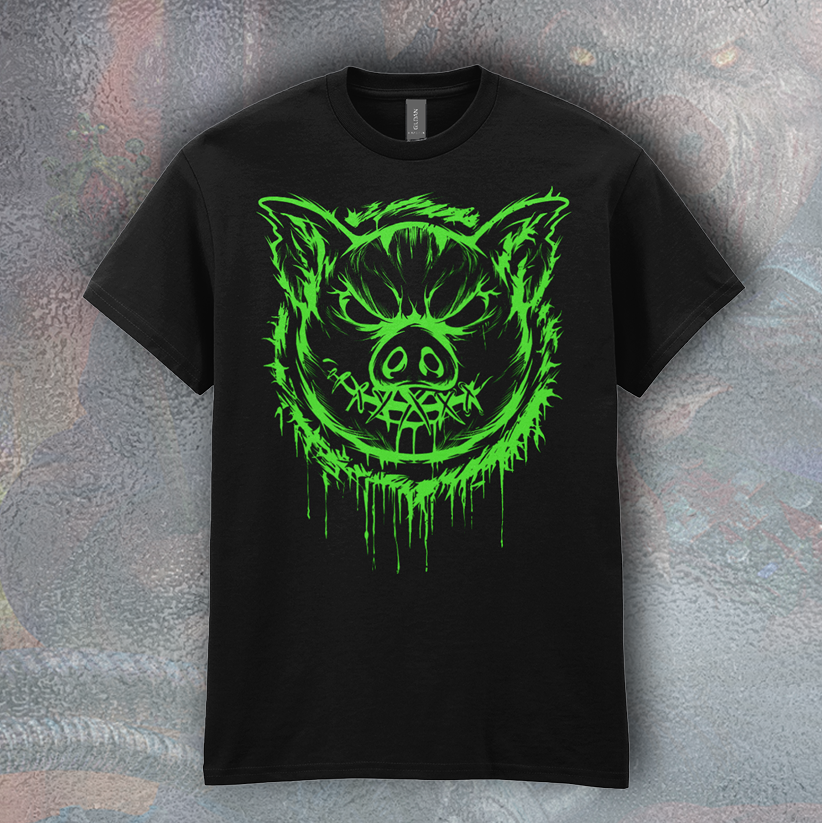 SHUSH: VOW OF SILENCE PIG EMOJI TSHIRT