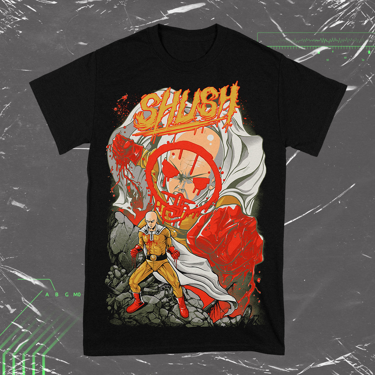 SHUSH / ONE PUNCH MAN: ANIME TSHIRT