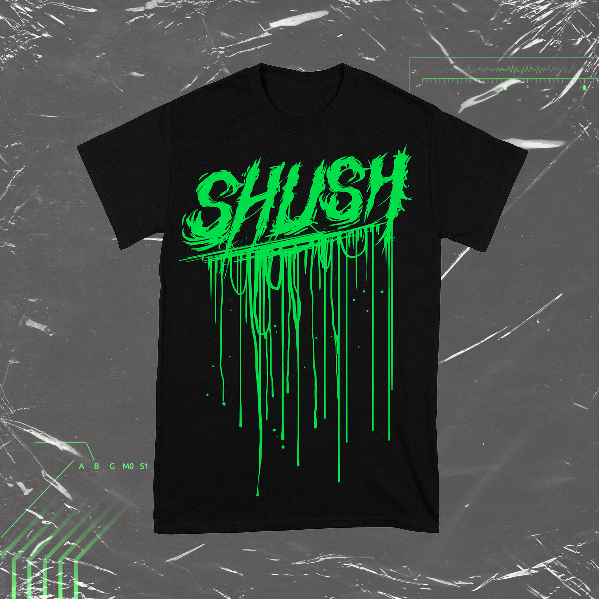 SHUSH: DRIP LOGO TSHIRT