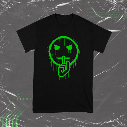 SHUSH: GREEN LOGO TSHIRT